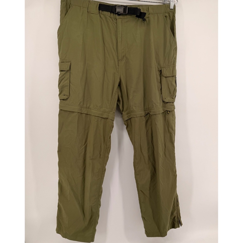 Boy Scouts of America Pants Womens XXXL Green Switchback Uniform Cargo Zip Off